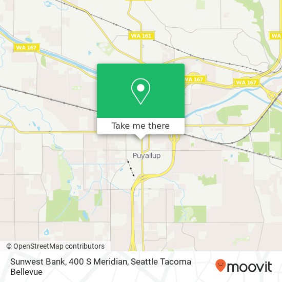 Mapa de Sunwest Bank, 400 S Meridian