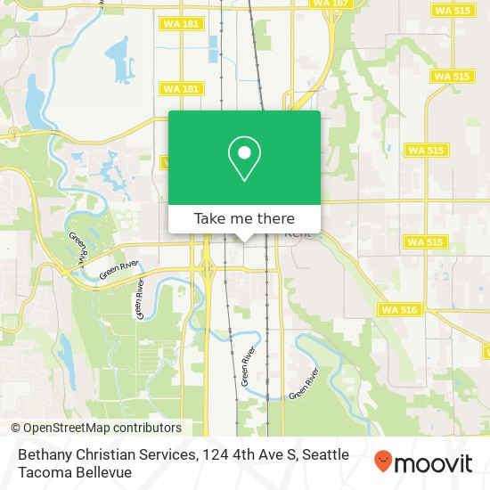 Mapa de Bethany Christian Services, 124 4th Ave S