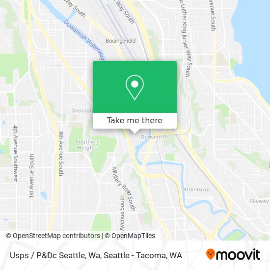 Usps / P&Dc Seattle, Wa map