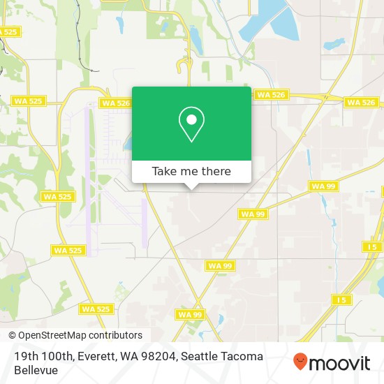 19th 100th, Everett, WA 98204 map