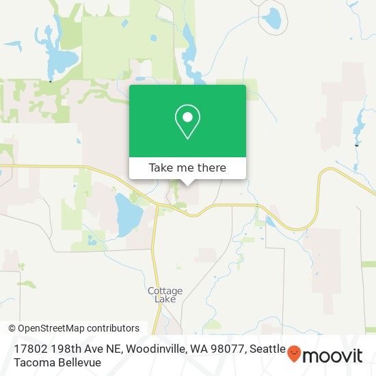 Mapa de 17802 198th Ave NE, Woodinville, WA 98077