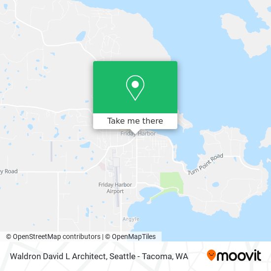 Waldron David L Architect map