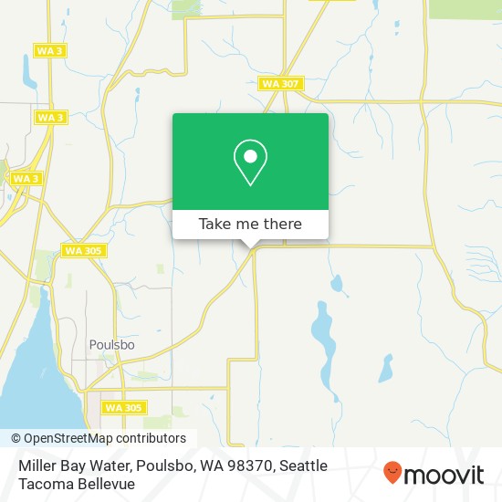 Miller Bay Water, Poulsbo, WA 98370 map