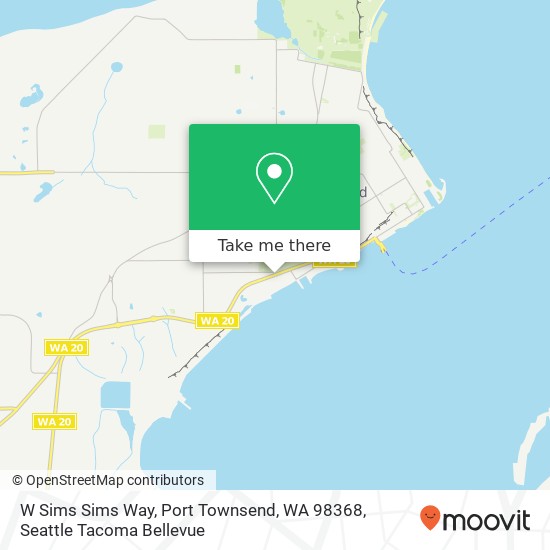W Sims Sims Way, Port Townsend, WA 98368 map