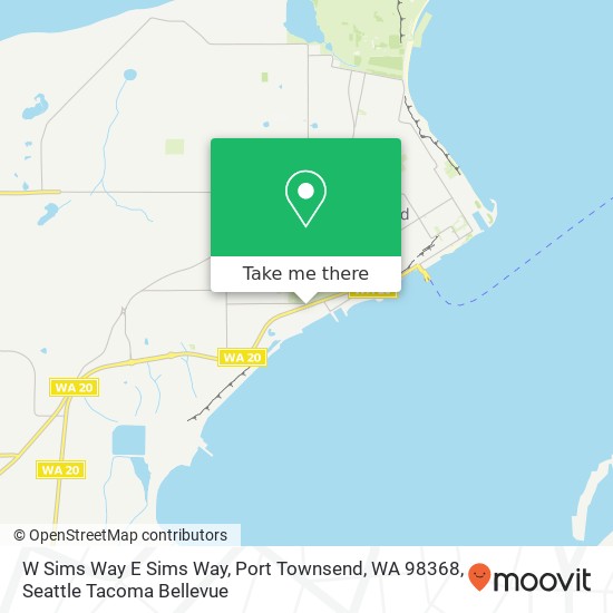 W Sims Way E Sims Way, Port Townsend, WA 98368 map