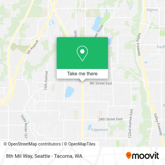 8th Mil Way map