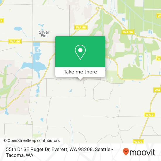 55th Dr SE Puget Dr, Everett, WA 98208 map