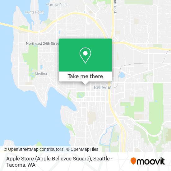 Mapa de Apple Store (Apple Bellevue Square)