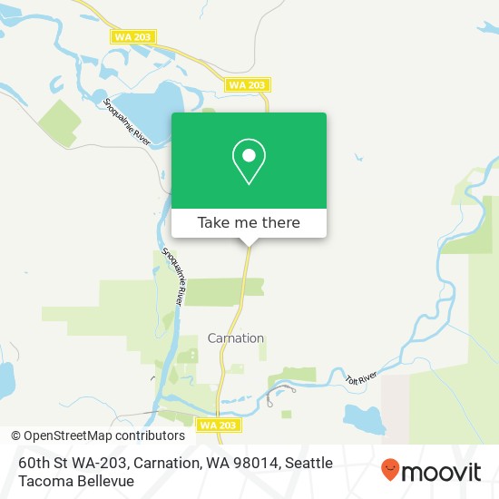 Mapa de 60th St WA-203, Carnation, WA 98014