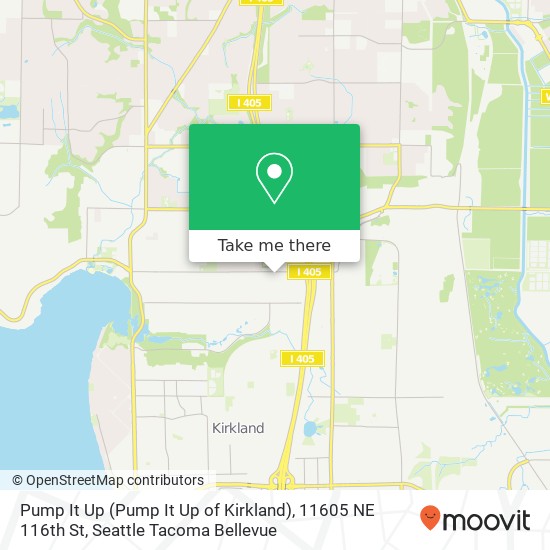 Pump It Up (Pump It Up of Kirkland), 11605 NE 116th St map