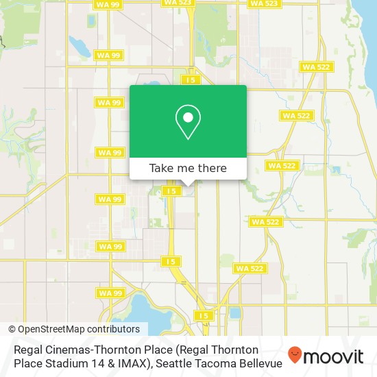 Mapa de Regal Cinemas-Thornton Place (Regal Thornton Place Stadium 14 & IMAX)