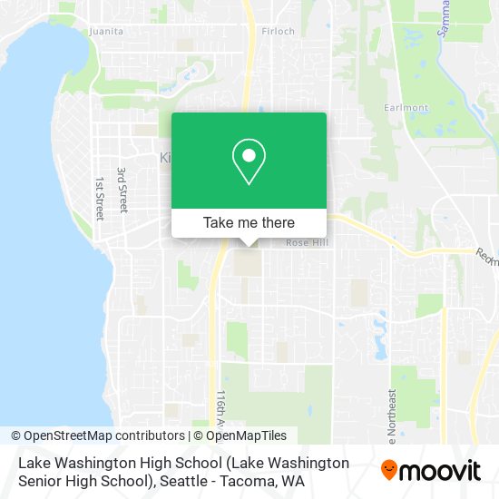 Mapa de Lake Washington High School