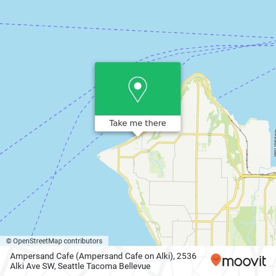Ampersand Cafe (Ampersand Cafe on Alki), 2536 Alki Ave SW map