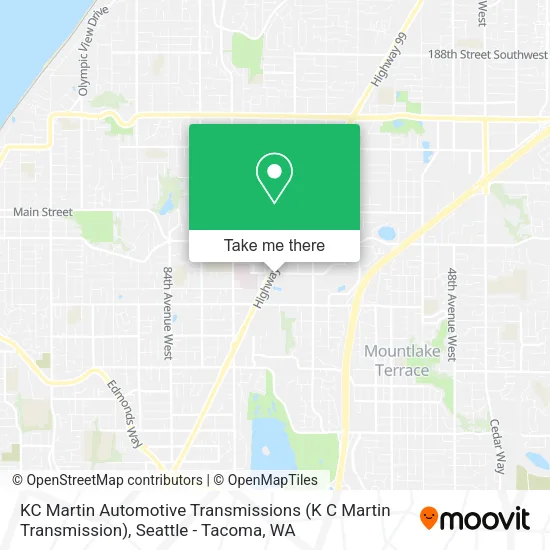 Mapa de KC Martin Automotive Transmissions (K C Martin Transmission)
