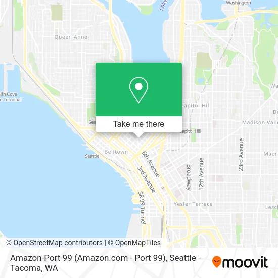 Amazon-Port 99 (Amazon.com - Port 99) map