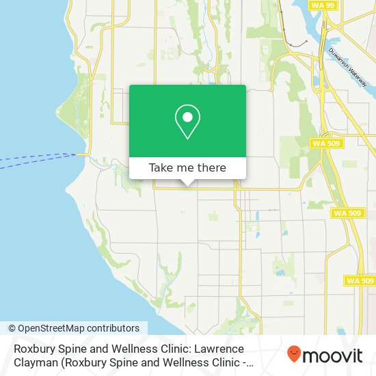 Roxbury Spine and Wellness Clinic: Lawrence Clayman map