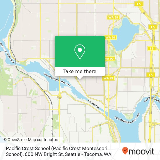 Pacific Crest School (Pacific Crest Montessori School), 600 NW Bright St map