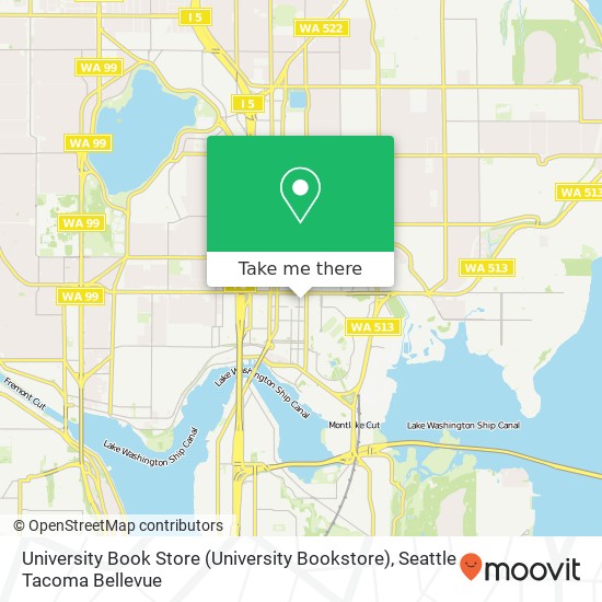 University Book Store (University Bookstore) map