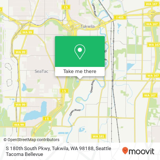 S 180th South Pkwy, Tukwila, WA 98188 map