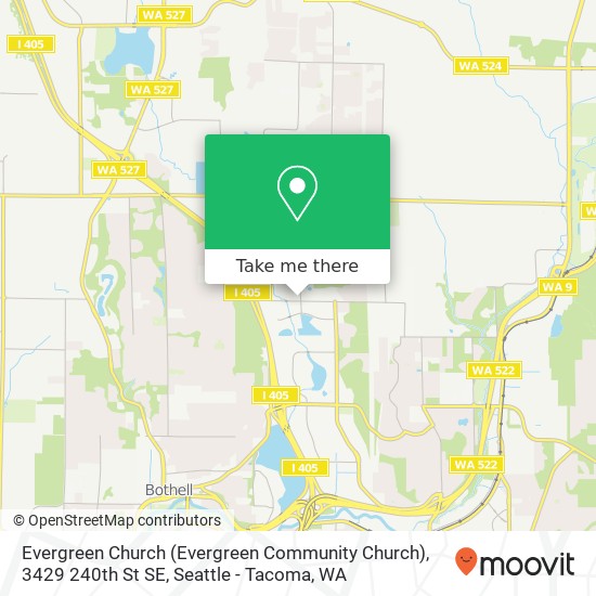 Evergreen Church (Evergreen Community Church), 3429 240th St SE map