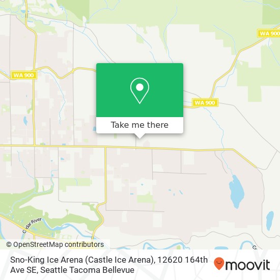 Sno-King Ice Arena (Castle Ice Arena), 12620 164th Ave SE map