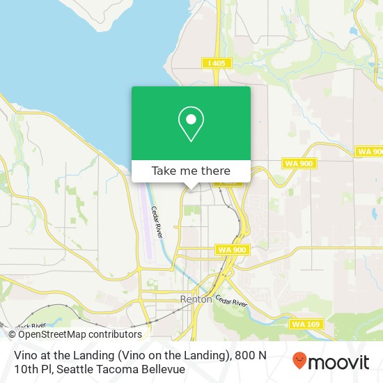 Vino at the Landing (Vino on the Landing), 800 N 10th Pl map