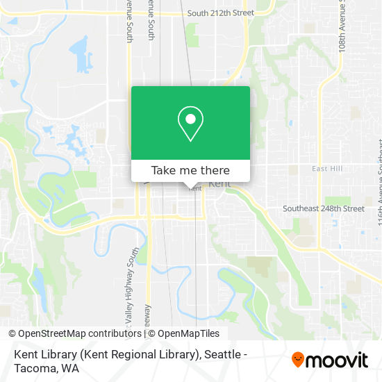 Kent Library (Kent Regional Library) map