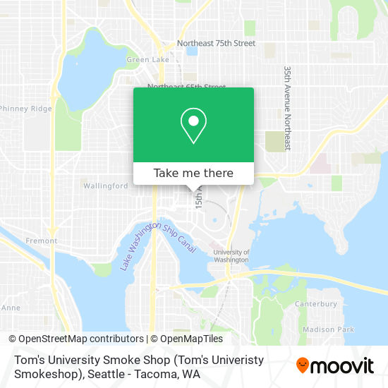 Tom's University Smoke Shop (Tom's Univeristy Smokeshop) map