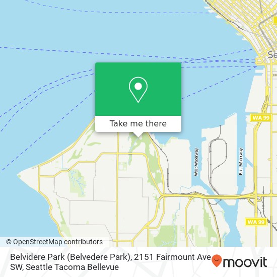 Belvidere Park (Belvedere Park), 2151 Fairmount Ave SW map