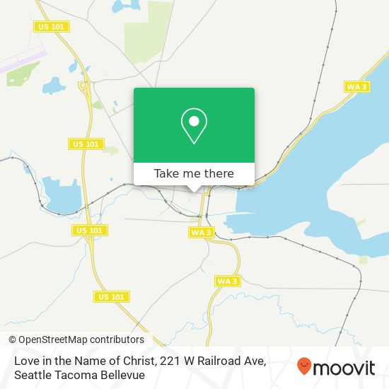 Love in the Name of Christ, 221 W Railroad Ave map