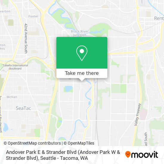 Mapa de Andover Park E & Strander Blvd