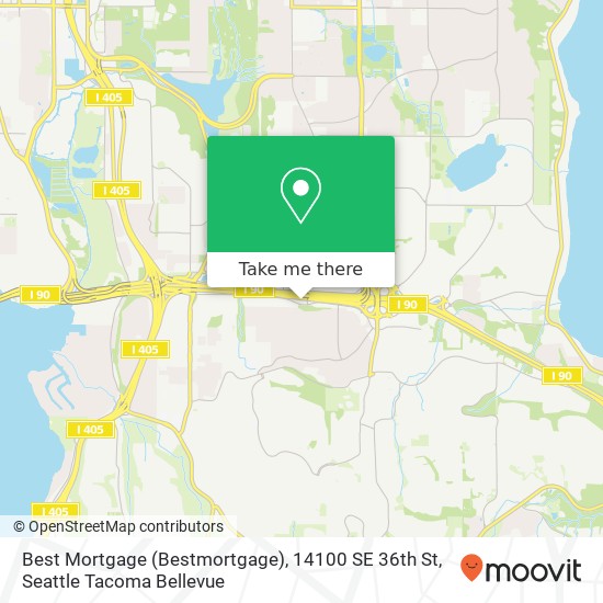 Mapa de Best Mortgage (Bestmortgage), 14100 SE 36th St