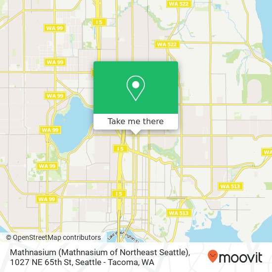 Mathnasium (Mathnasium of Northeast Seattle), 1027 NE 65th St map