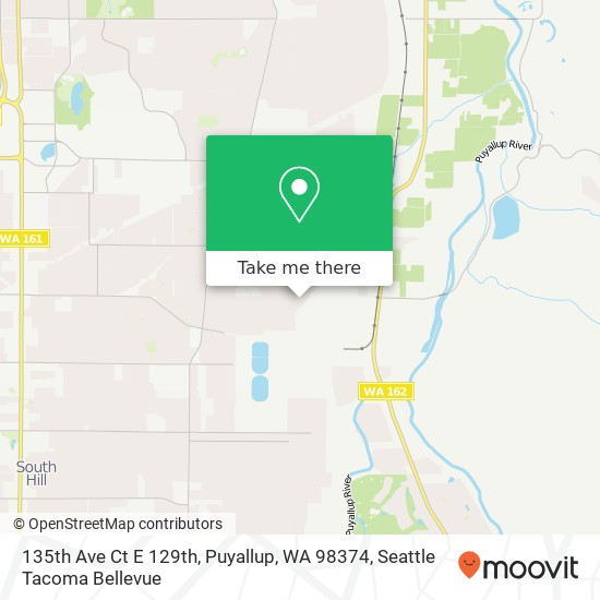 135th Ave Ct E 129th, Puyallup, WA 98374 map