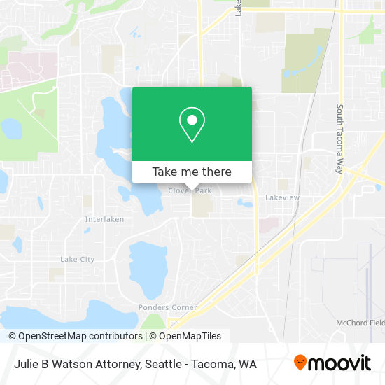 Julie B Watson Attorney map