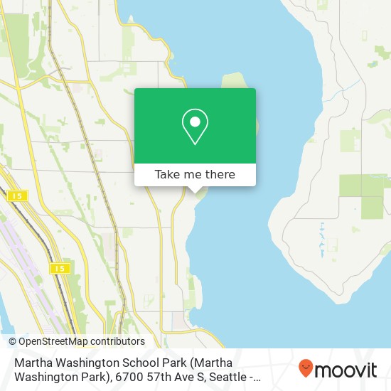 Martha Washington School Park (Martha Washington Park), 6700 57th Ave S map