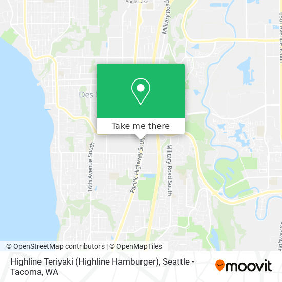 Highline Teriyaki (Highline Hamburger) map