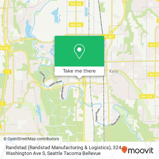 Mapa de Randstad (Randstad Manufacturing & Logistics), 324 Washington Ave S