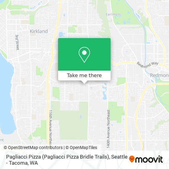 Pagliacci Pizza (Pagliacci Pizza Bridle Trails) map