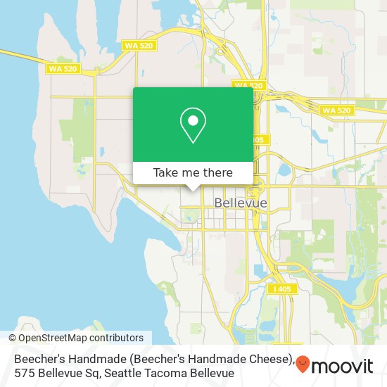 Mapa de Beecher's Handmade (Beecher's Handmade Cheese), 575 Bellevue Sq