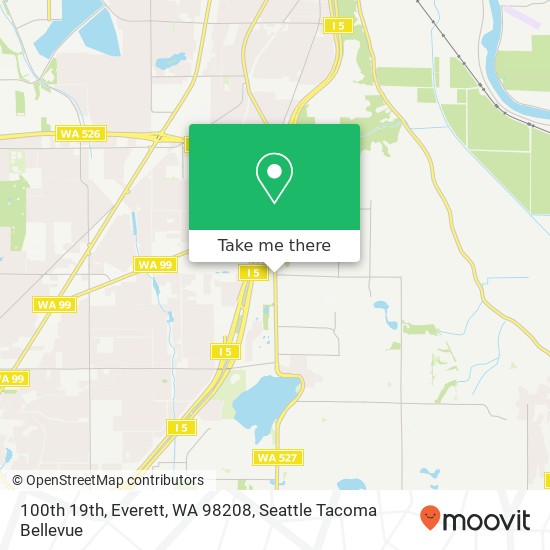 Mapa de 100th 19th, Everett, WA 98208