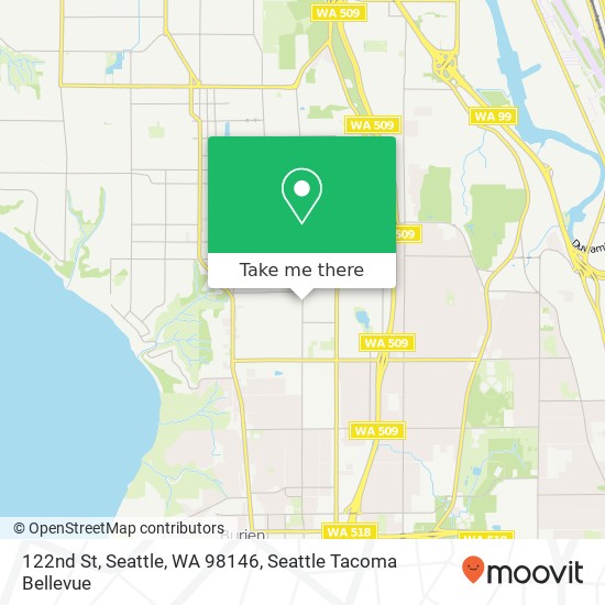 122nd St, Seattle, WA 98146 map