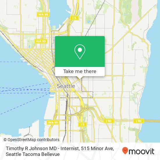 Timothy R Johnson MD - Internist, 515 Minor Ave map