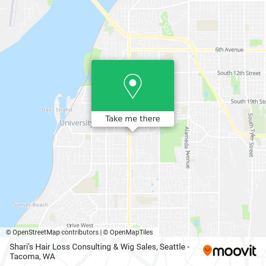 Shari's Hair Loss Consulting & Wig Sales map