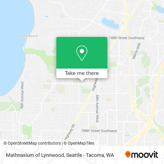 Mathnasium of Lynnwood map