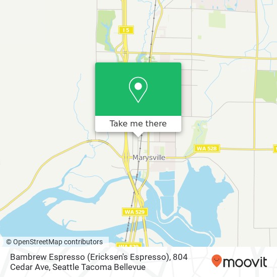 Bambrew Espresso (Ericksen's Espresso), 804 Cedar Ave map