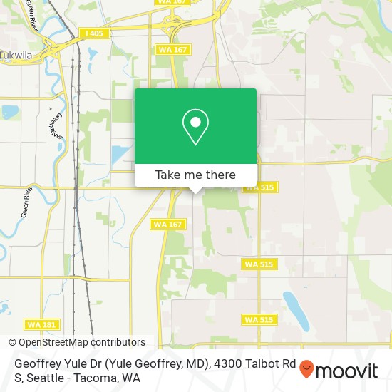 Mapa de Geoffrey Yule Dr (Yule Geoffrey, MD), 4300 Talbot Rd S