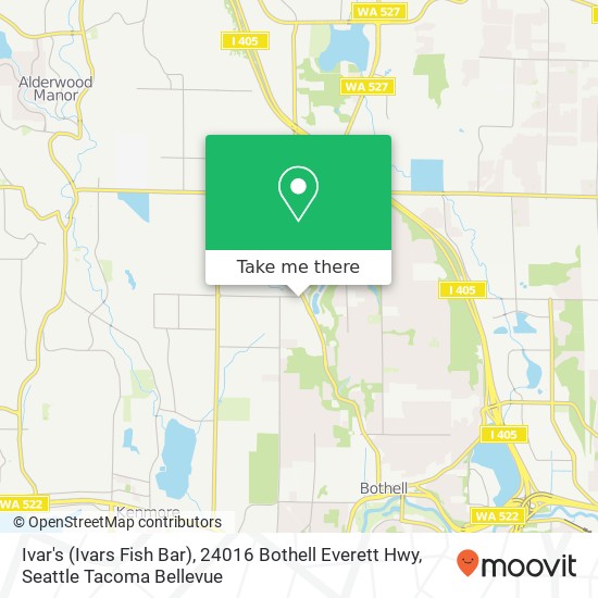 Ivar's (Ivars Fish Bar), 24016 Bothell Everett Hwy map