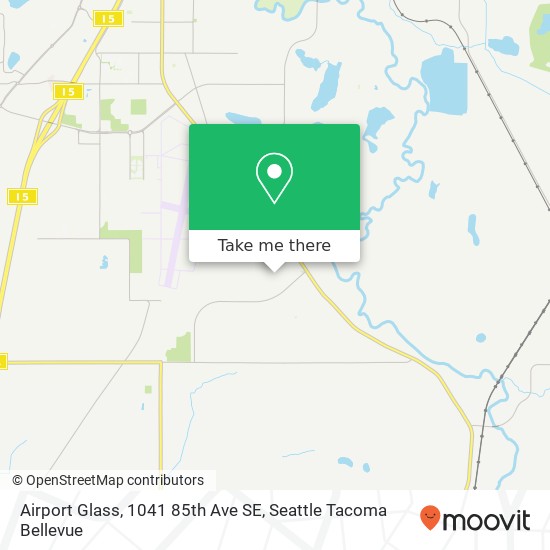 Airport Glass, 1041 85th Ave SE map