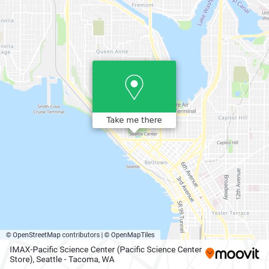 Mapa de IMAX-Pacific Science Center